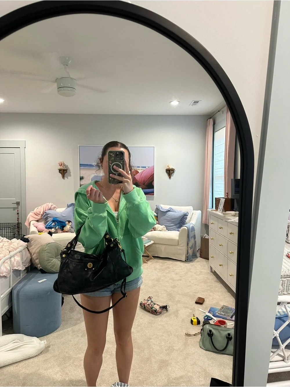 Marc Jacobs Black Leather Shoulder Bag